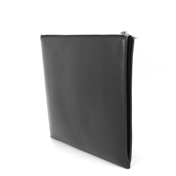 SAINT LAURENT PARIS Monogram Zip Tablet Holder Leather Black 4 - Picture 3 of 16